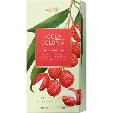 4711 Acqua Colonia Lychee White Mint Unisex Eau de Cologne (EDC) Mixte 50ml