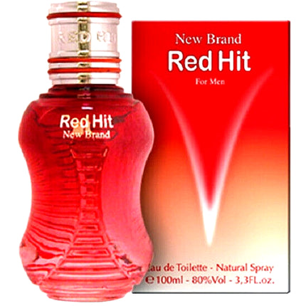 New Brand Red Hit Pour Homme Eau de Toilette Natural Spray 100ml New Brand