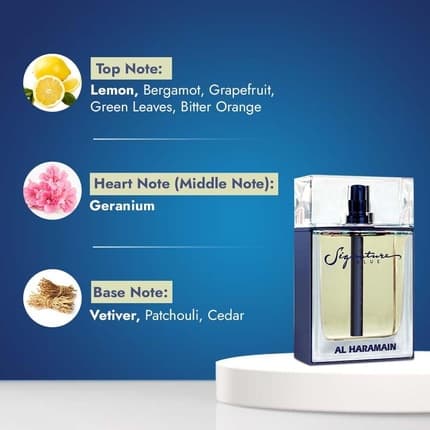 Al Haramain Signature Blue Unisex Eau de Parfum (EDP) Mixte 100ml