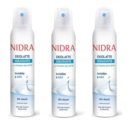 Myrato Nidra Deolatte Idratante Invisible Deodorant Alcohol-Free Déodorant (Déo) Mixte 150ml