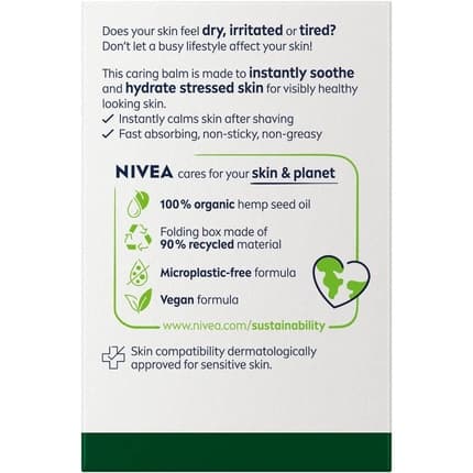 Nivea Sensitive Pro Ultra-Calming Aftershave Balm with Hemp Seed Oil 100ml pour homme