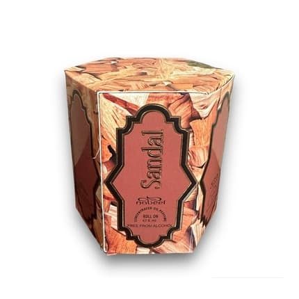 Nabeel s Sandal Concentrated Roll-On Oil Alcohol-Free - Pack of 6 6ml Unisexe