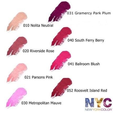 NYC City Proof Twistable Intensive Lip Color 2g - Many Shades Available - New