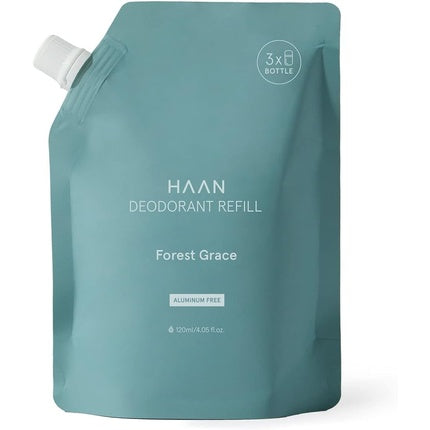 HAAN Aluminum-Free Skin Deodorant Refill 120ml Vegan with Prebiotic Complex Forest Grace Haan