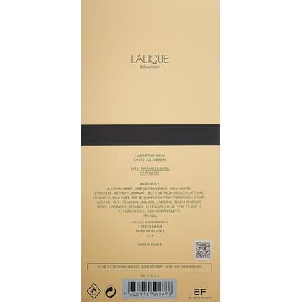 Lalique Or Intemporel Unisex Eau de Parfum (EDP) Mixte 100ml