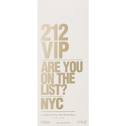 Carolina Herrera 212 Vip Eau de Parfum (EDP) Femme 80ml