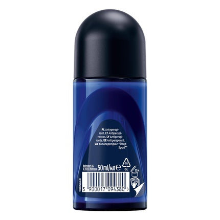 Nivea Deep Sport Antiperspirant Roll-On Déodorant (Déo) Homme 50ml