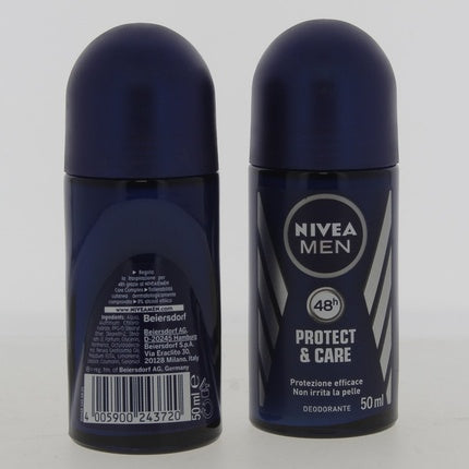 Men's Protect & Care Deodorant Roll On 50ml Nivea