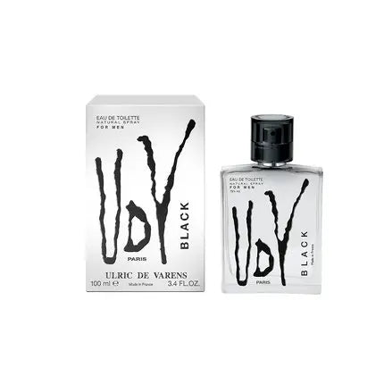 Ulric De Varens BLACK Eau De Toilette Pour Homme 3.4 Fl oz, 1oz équivaut à 30ml Ulric De Varens