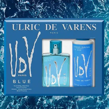 Ulric De Varens Blue Eau De Toilette Spray 100ml - Pack of 2 Ulric De Varens