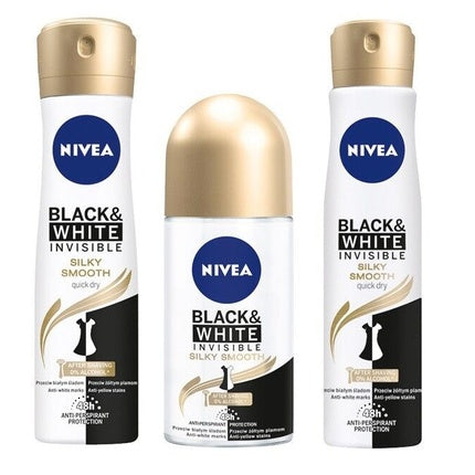 Nivea - Black&White Invisible Silky Smooth Antiperspirant 50ml Nivea