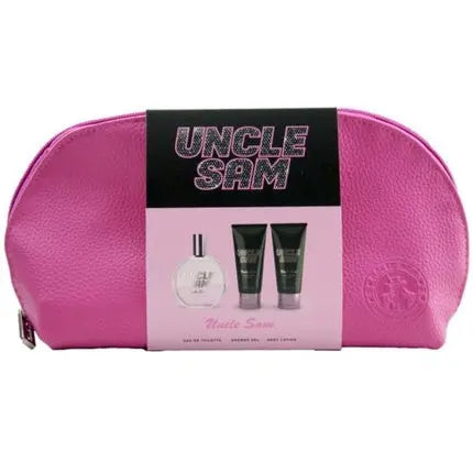 Uncle Sam Gift Set for Women 30ml EdT Spray 50ml Shower Gel 50ml Body Lotion Uncle Sam