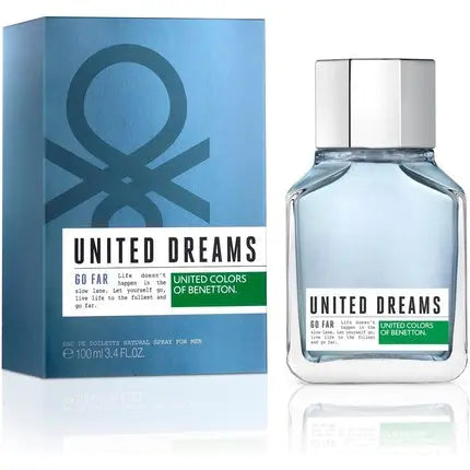 United Colors of Benetton United Dreams Go Far for Men 100ml 3.4oz EDT Spray Benetton