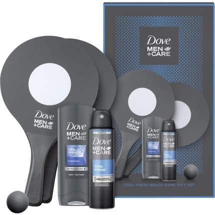 Dove Men Care Gift - Cool Fresh Beach Game Deospray 150ml/Shower Gel 250ml/Beach Game Set