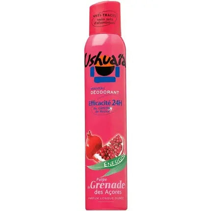 Ushuaia Deodorant 24h Efficiency with Azorean Pomegranate Pulp 200ml Ushuaia