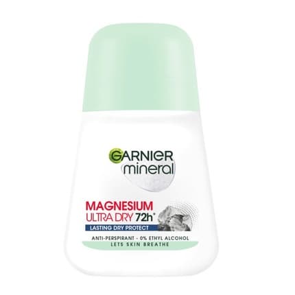 Garnier Magnesium Ultra Dry 72h Roll-On Antiperspirant Déodorant (Déo) Femme 50ml