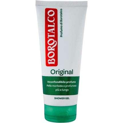 Borotalco Original Body Shower Gel with a Soft and Fragrant Skin Perfume - Dermatologically Tested 200ml Borotalco