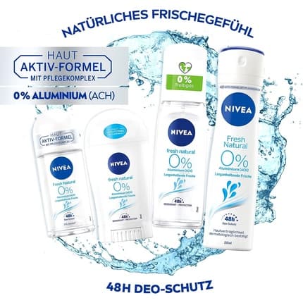 Nivea Fresh Natural Deodorant with Sea Extracts and Cooling Formula Déodorant (Déo) Mixte 150ml