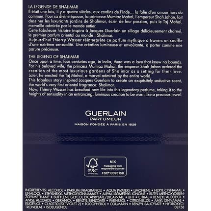 Guerlain Shalimar Souffle Parfum 90oz Unisexe
