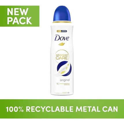 Dove Advanced Care Original Antiperspirant Deodorant with Triple Moisturizing Technology 200ml Unisexe