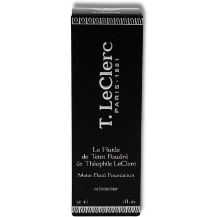 T. LeClerc Liquid Foundation Powder 02 Light Matte Vegan Dermatologically Tested - Rose Matte