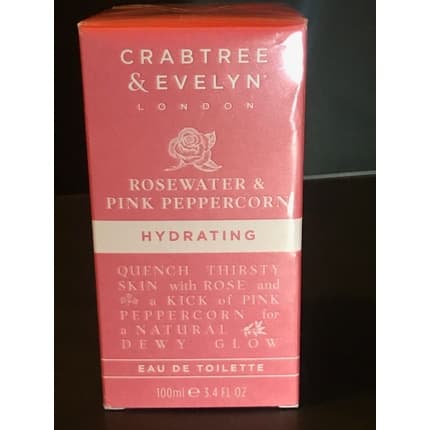 Crabtree & Evelyn Rosewater & Pink Peppercorn Hydrating . - Sealed Eau de Toilette (EDT) Mixte 100ml