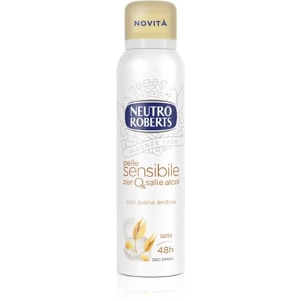Roberts Deodorant Sensitive Avena e Latte Déodorant (Déo) Mixte 150ml