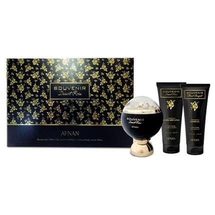 Afnan Souvenir Desert Rose Shower Gel Body Milk Coffret (Coffret) Mixte 100ml