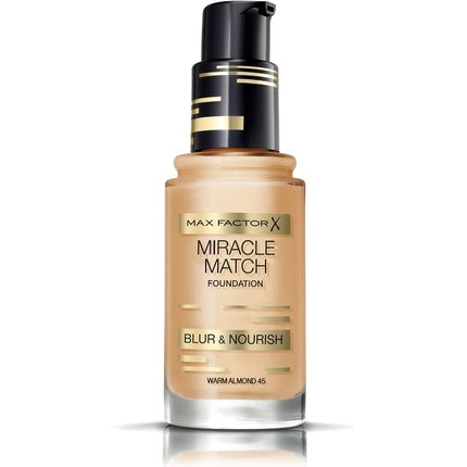 Max Factor Foundation Miracle Match 30ml Warm Almond 45