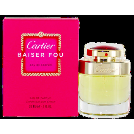 Baiser Fou par Cartier Eau de parfum  Spray Parfum  1oz, 1oz équivaut à 30ml Cartier