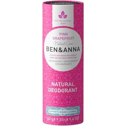 Ben&Anna BEN&ANNA Papertube Pink Grapefruit Deodorant Unisexe