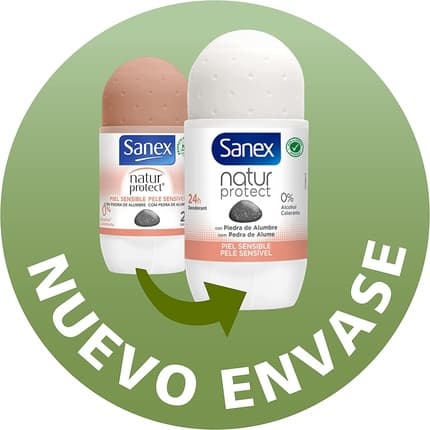 Sanex Sanex Deodorant Natur Protect Sensitive Skin 24h 0 Alcohol Déodorant (Déo) Mixte 50ml