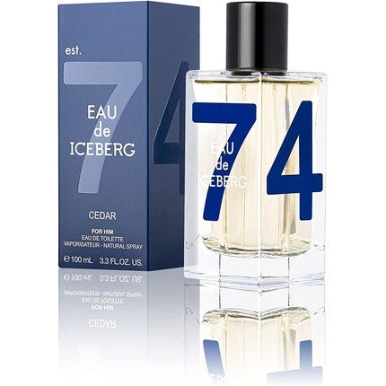 Iceberg Eau de Iceberg Cedar Eau de toilette  Spray 3.3 oz, 1oz équivaut à 30ml Iceberg