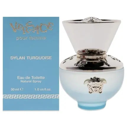 Versace  Dylan Turquoise Pour Femme Femme Eau de toilette  Spray 1 oz, 1oz équivaut à 30ml Versace