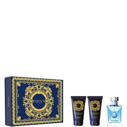 Versace   Pour Homme Coffret 50ml Eau de toilette  Spray, 50ml Aftershave Balm & Shower Gel Versace