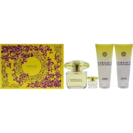 Versace  Yellow Diamond Femme's 4 Piece Gift Set Versace