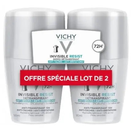 Vichy Invisible Resist 72h Antiperspirant Deodorant Roll-On 50ml Vichy