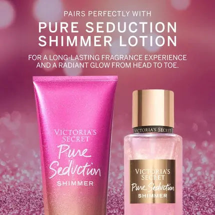 Victoria's Secret Pure Seduction Body Spray for Women with Juiced Plum and Crushed Freesia Notes 8.4 oz - Pure Seduction Collection Shimmer Victoria's Secret