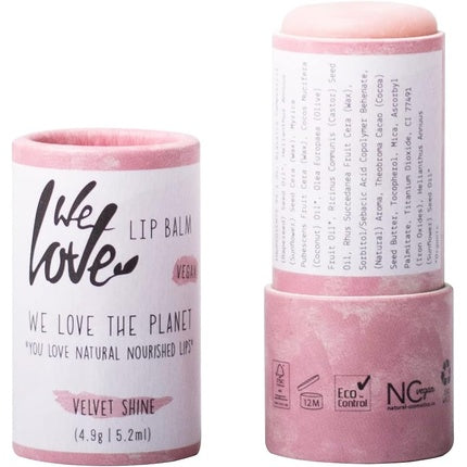 We Love The Planet Lip Balm Stick Velvet Shine 4.9g