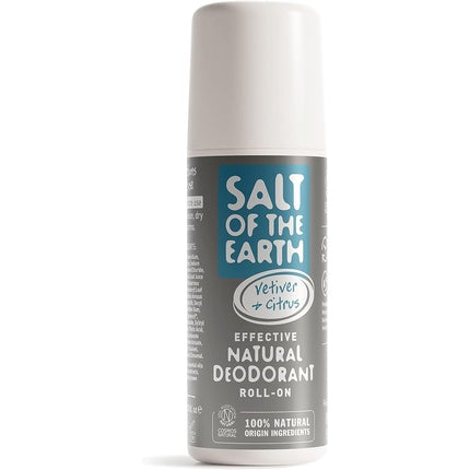 Salt of the Earth Natural Deodorant Roll On for Men 75ml Salt Of The Earth