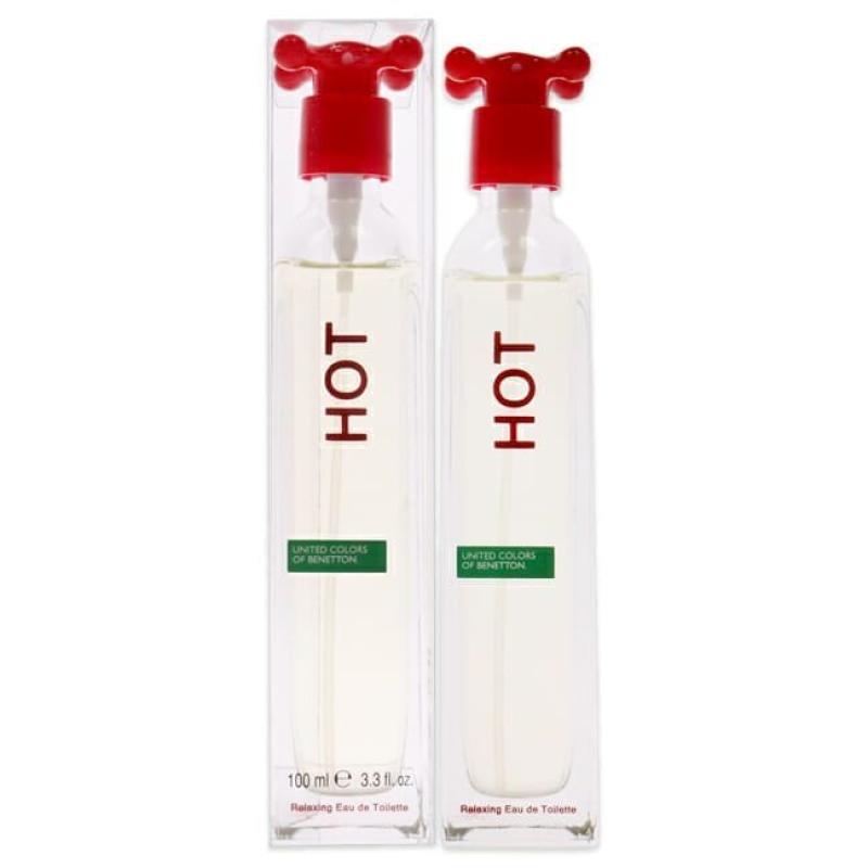 Hot by Benetton Edt Spray 3.3 Oz for Women