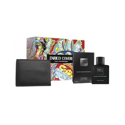 Coveri Black Contemporary EDT 100ml + Portfolio Enrico Coveri