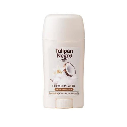 Tulipan Negro Coco Pure White Deodorant Stick Deep Hydrate Exotic Cool Scent 50ml Tulipan Negro