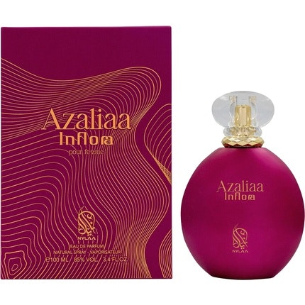 Azaliaa Inflora 100ml Parfum  pour femme  Eau de Parfum spray Oriental Floral Blend of Bergamot Blossom Sandalwood Avec Aromatic Musk Parfum De Luxe Collection