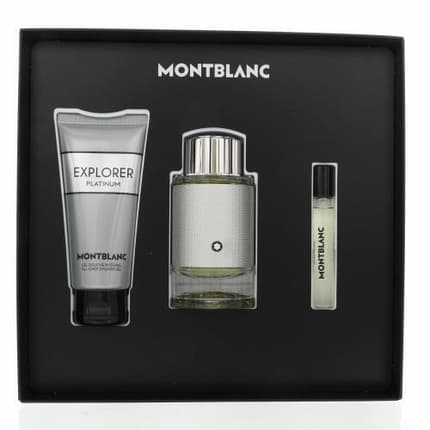Montblanc Explorer Platinum Set 3 Pieces par Montblanc Coffret (Coffret) Mixte 100ml