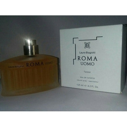 Laura Biagiotti Roma Uomo Eau de toilette  Spray 4.2 Fl oz, 1oz équivaut à 30ml Tester Laura Biagiotti