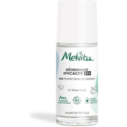 Melvita Roll-on 24 Hour Effectiveness Anti-Odour Action Vegan 99% Natural No Aluminium Salts No Alcohol No Baking Soda All Skin Types Melvita