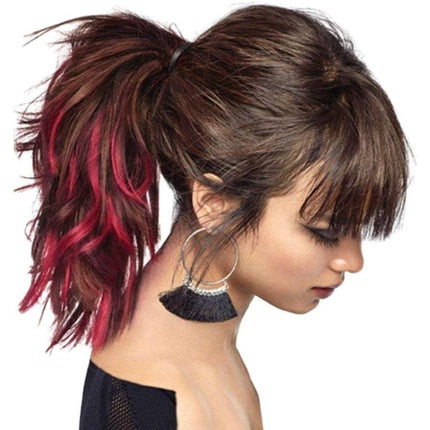 Colorista Hair Makeup Temporary Brunette Hair Colour Raspberry Pink