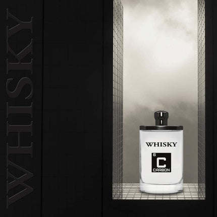 Whisky Carbon Eau de Toilette for Men 100ml Evaflorparis