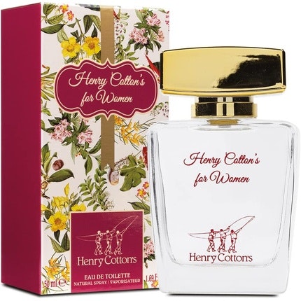 Henry Cotton's Femme Eau de Toilette Avec Fruity, Floral and Sweet Scent Made in Italy 50ml Henry Cotton's